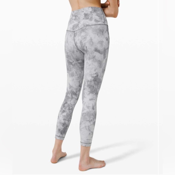 LULULEMON DIAMOND DYE Gray and white Align Leggings Buttery soft - Picture 2 of 8